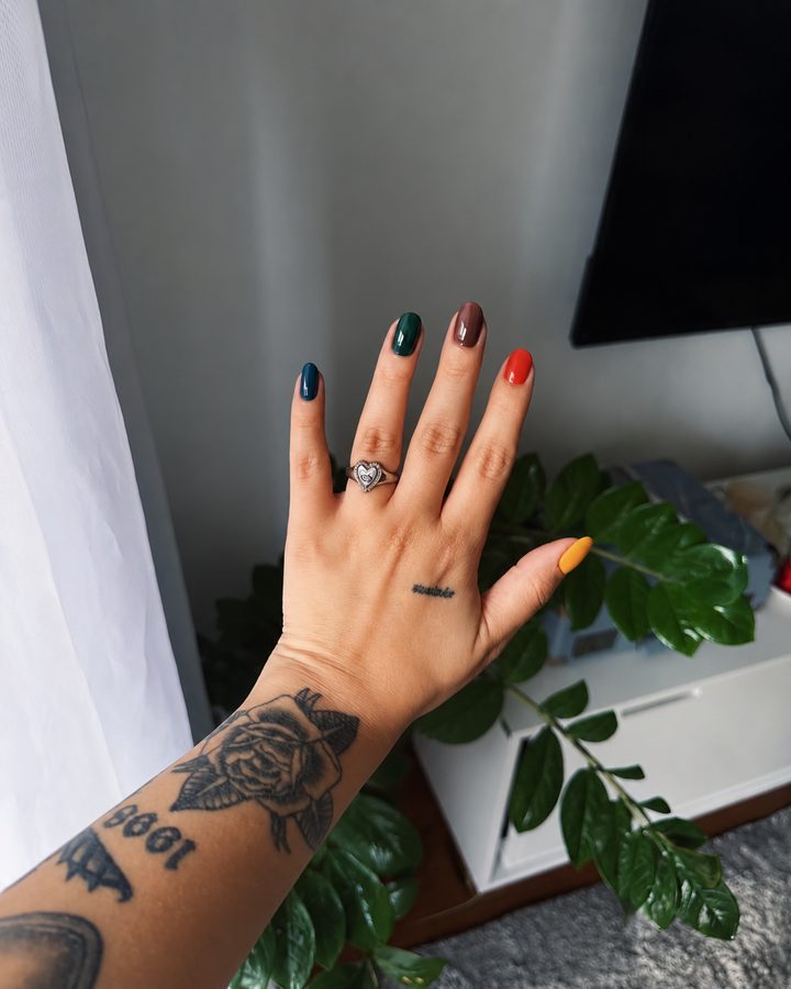 Foto simples de unhas