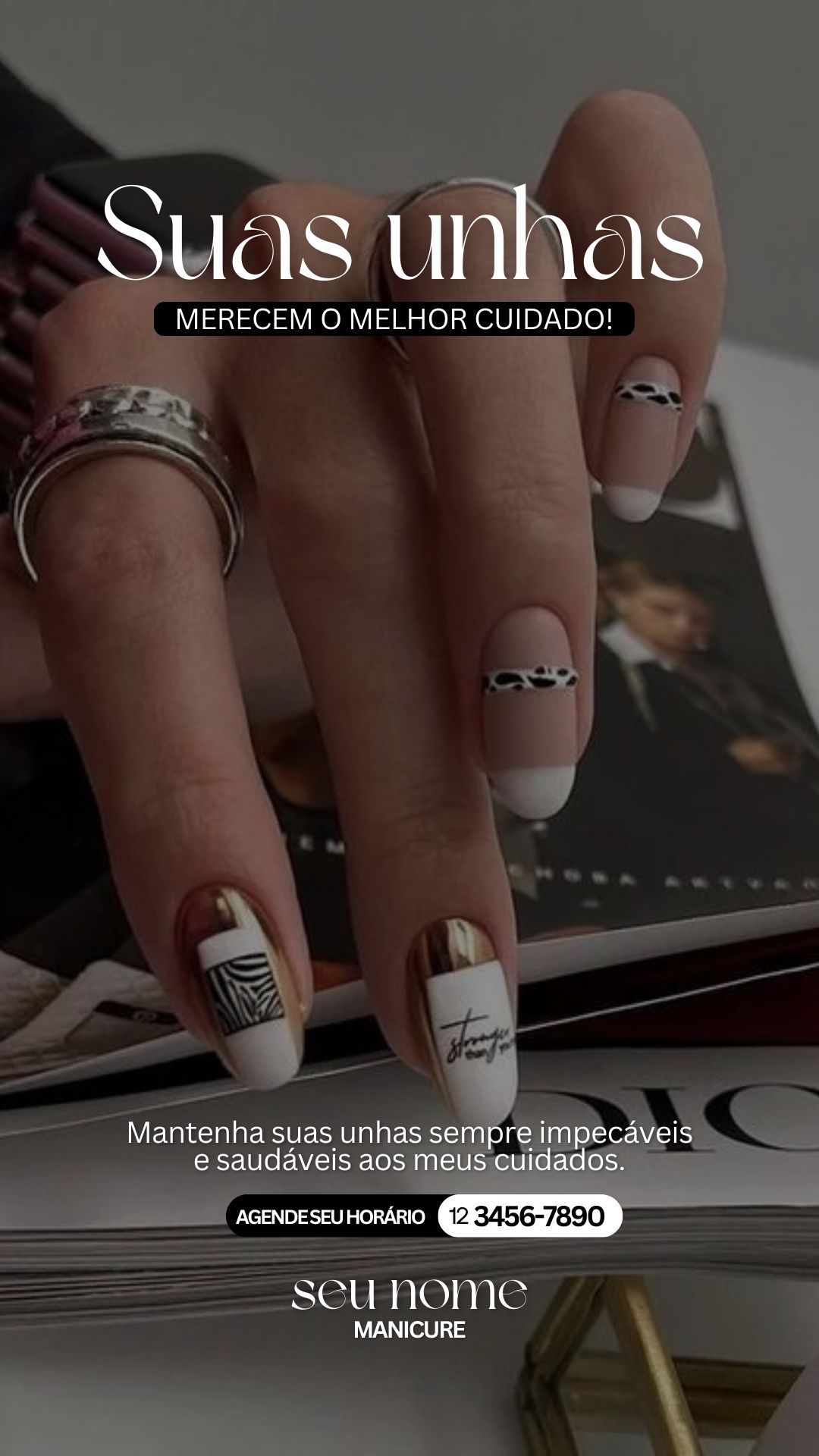 Exemplo de Story de unhas