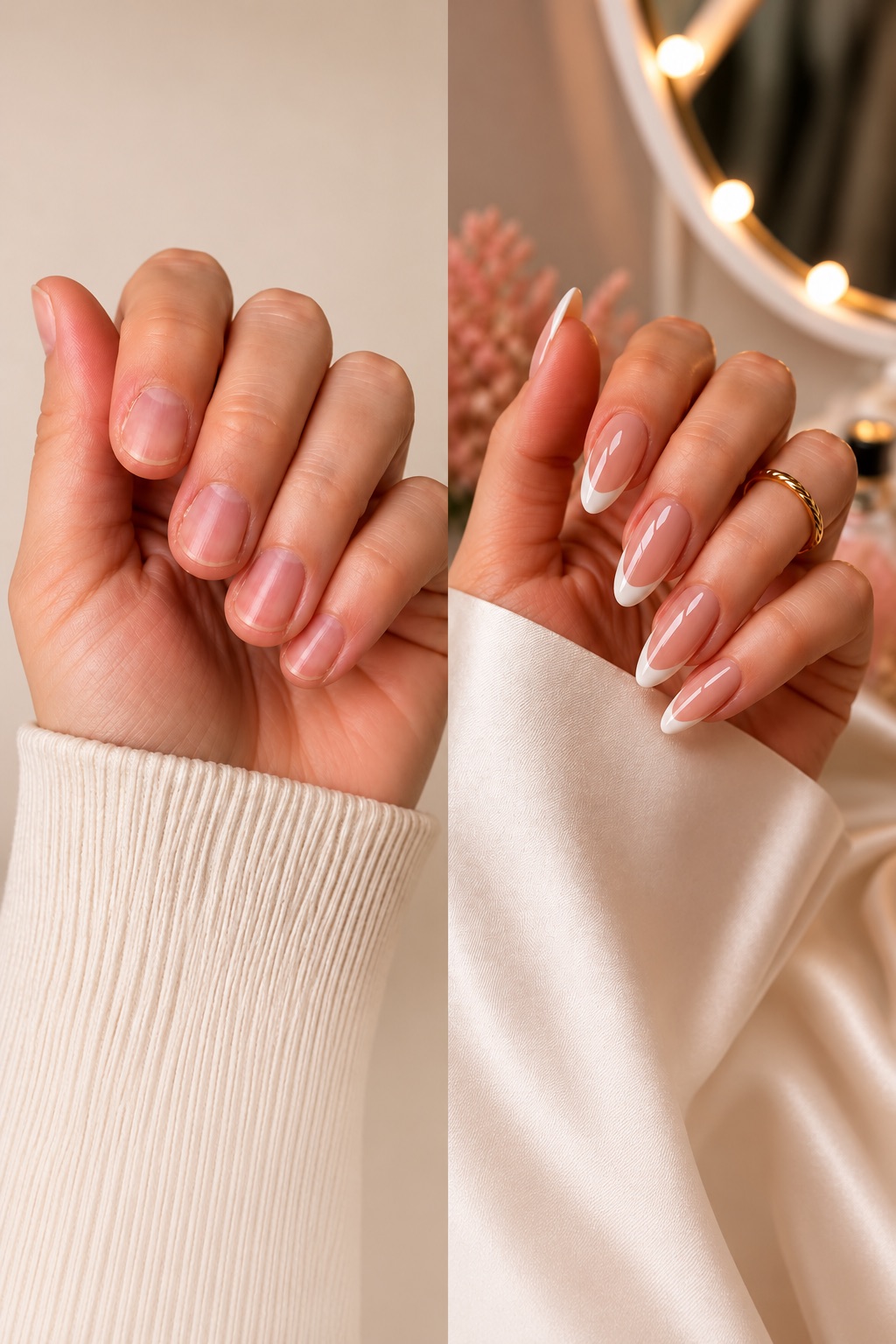Story comum: foto simples de unhas, sem edição