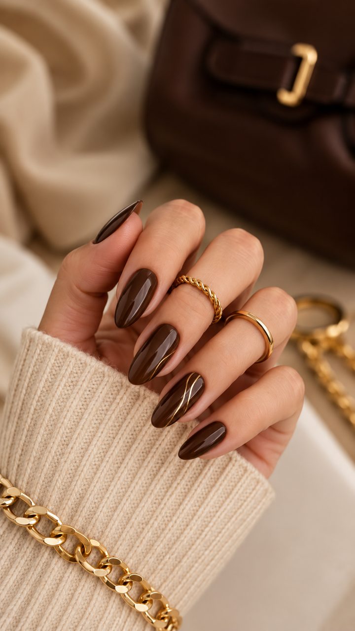 Story simples: só a foto das unhas